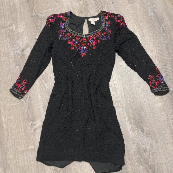 Black Short Rodeo Queen Dress - Picture 4 of 4